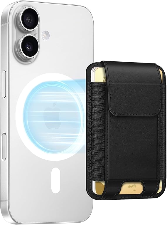 FINPAC MagSafe Wallet - Magnetic Card Holder with RFID Blocking