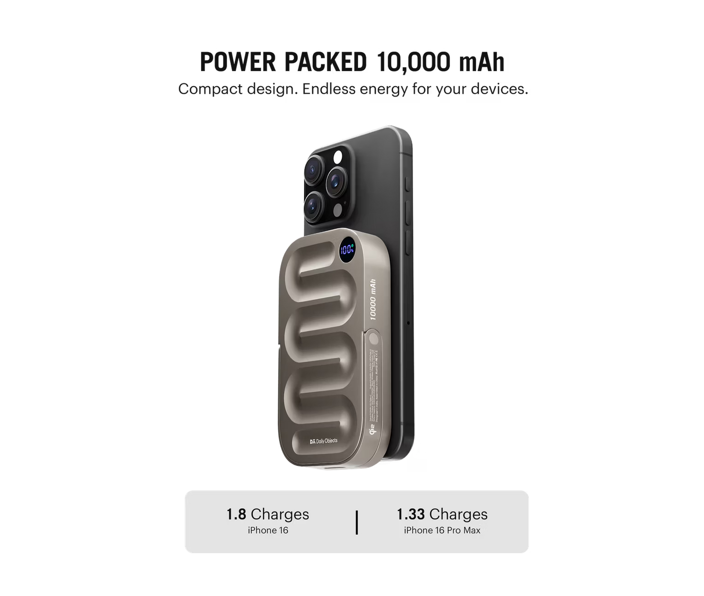 ⚡ ONLY 150 LEFT! MagSafe Aluminum Magnetic Power Bank 10000mAh - Fast Wireless Charging